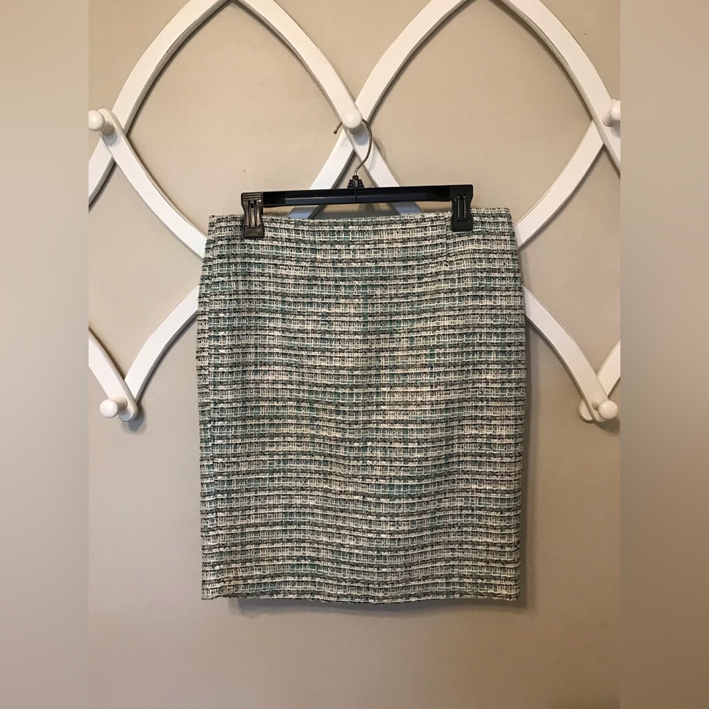 KENAR Tweed Pencil Skirt